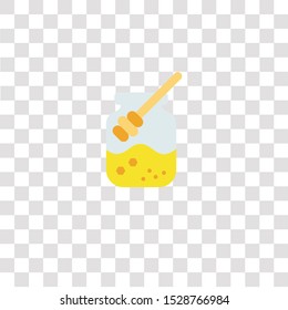 honey icon sign and symbol. honey color icon for website design and mobile app development. Simple Element from gastronomy set collection for mobile concept and web apps icon.