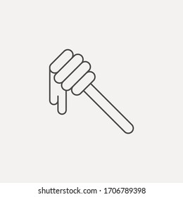 Honey icon sign vector,Symbol, logo illustration for web and mobile