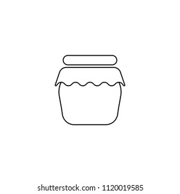 Honey icon. simple vector icon on white