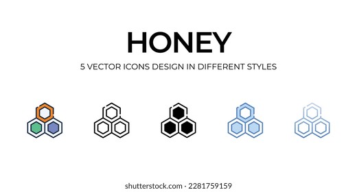 Honey icon. Suitable for Web Page, Mobile App, UI, UX and GUI design.