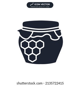 honey icon symbol template for graphic and web design collection logo vector illustration