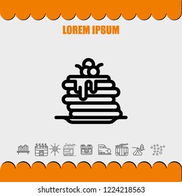 Honey icon vector