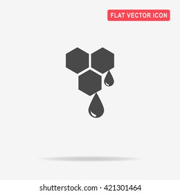 Honey icon. Vector concept illustration for design.