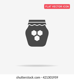 Honey icon. Vector concept illustration for design.