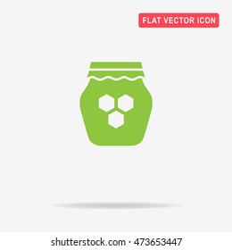 Honey icon. Vector concept illustration for design.