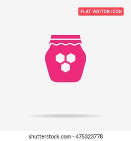 Honey icon. Vector concept illustration for design.