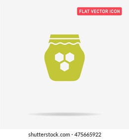 Honey icon. Vector concept illustration for design.