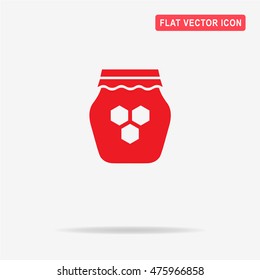 Honey icon. Vector concept illustration for design.