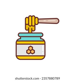 Honey icon in vector. Illustration