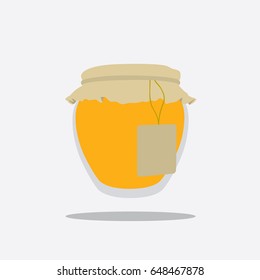 Honey icon, vector illustration design. Sweets collection.