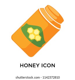 Honey icon vector isolated on white background for your web and mobile app design, Honey logo concept
