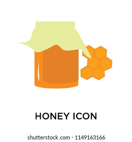 Honey icon vector isolated on white background for your web and mobile app design, Honey logo concept