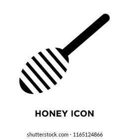 Honey icon vector isolated on white background, Honey transparent sign , dark pictogram
