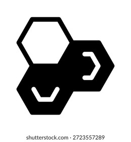 Ilustración de diseño de símbolo de Vector de icono de miel