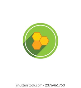 honey icon vector template illustration logo design