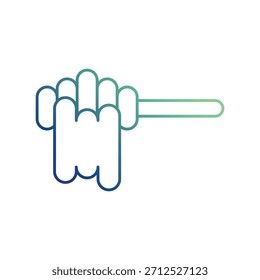 Honigsymbol auf weißem Hintergrund, Vektorgrafik