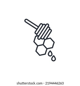 honey icons  symbol vector elements for infographic web