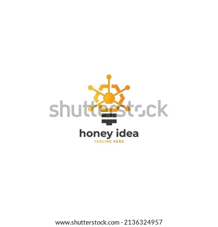 honey idea logo icon vector isolated