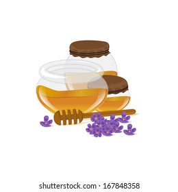 Honey - Isolated On White Background - Vector Illustration, Graphic Design Editable For Your Design.