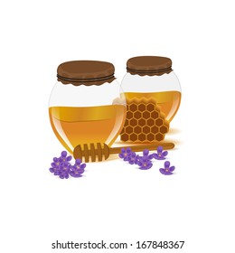 Honey - Isolated On White Background - Vector Illustration, Graphic Design Editable For Your Design.
