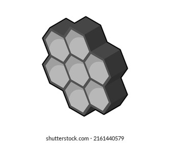 Honey isometric design icon. Vector web illustration. 3d colorful concept