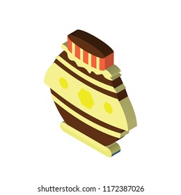 Honey isometric left top view 3D icon