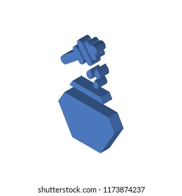Honey isometric left top view 3D icon
