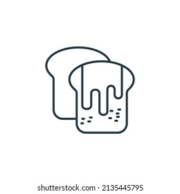 Honey Jam icons  symbol vector elements for infographic web