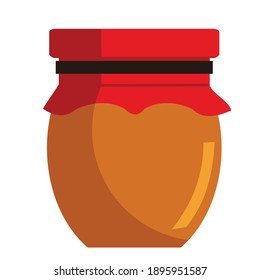 honey jar glass symbol logo vector design