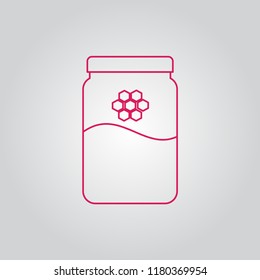 Honey jar icon