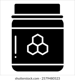 Honey Jar Icon Element For Design