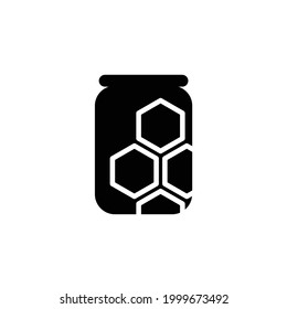 Honey jar icon, eps 10