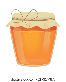 honey in a jar icon isolated