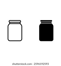 honey jar icon set color editable