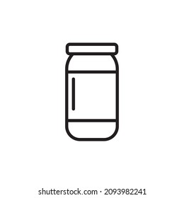 Honey Jar icon in vector. Logotype