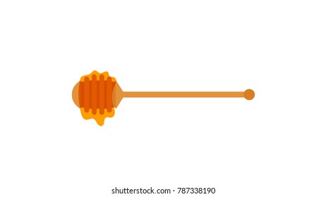 Honey jar isolated vector illustration