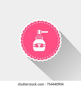 honey jar with spoon