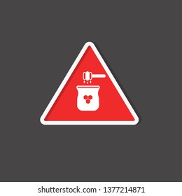 honey jar with spoon icon