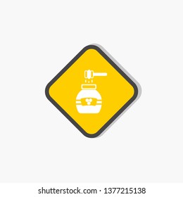 honey jar with spoon icon