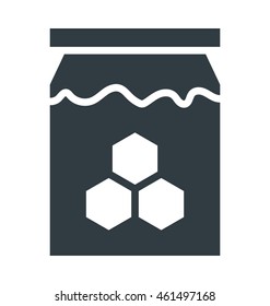 Honey Jar Vector Icon
