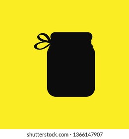 honey jug icon vector