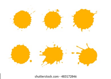 Honey or juice labels or badge set