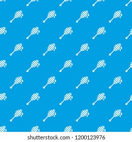 Honey ladle pattern vector seamless blue repeat for any use