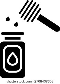 Honig Linie Vektor Icon Design