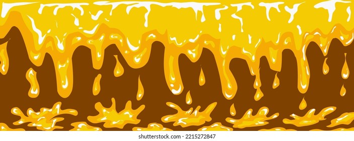Honey liquid image background that looks sticky and sweet is suitable for banners, banners or others