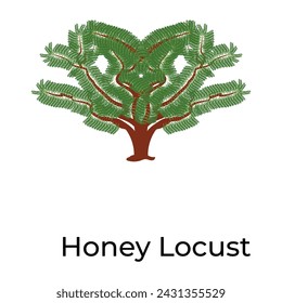 Honey locust tree wild tree concept design 