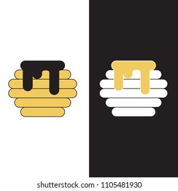 honey logo concept vector template design icon