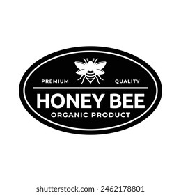Honey logo design template illustration vector graphic