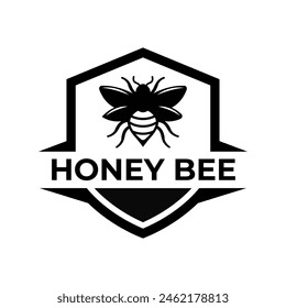 Honey logo design template illustration vector graphic