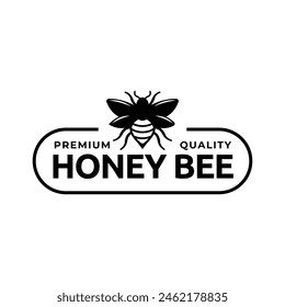 Honey logo design template illustration vector graphic